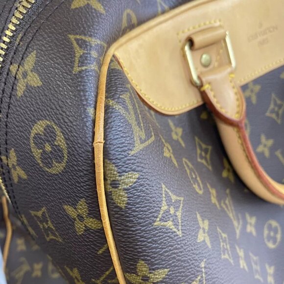 LOUIS VUITTON LV Logo Evasion Hand Bag Monogram Leather Brown M41443 75RK672 - Picture 14 of 15